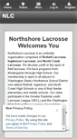 Mobile Screenshot of northshorelacrosseclub.com